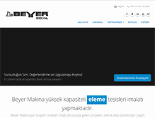 Tablet Screenshot of beyer.com.tr