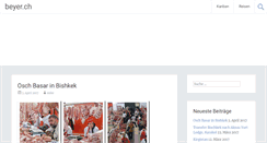 Desktop Screenshot of beyer.ch