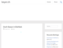 Tablet Screenshot of beyer.ch